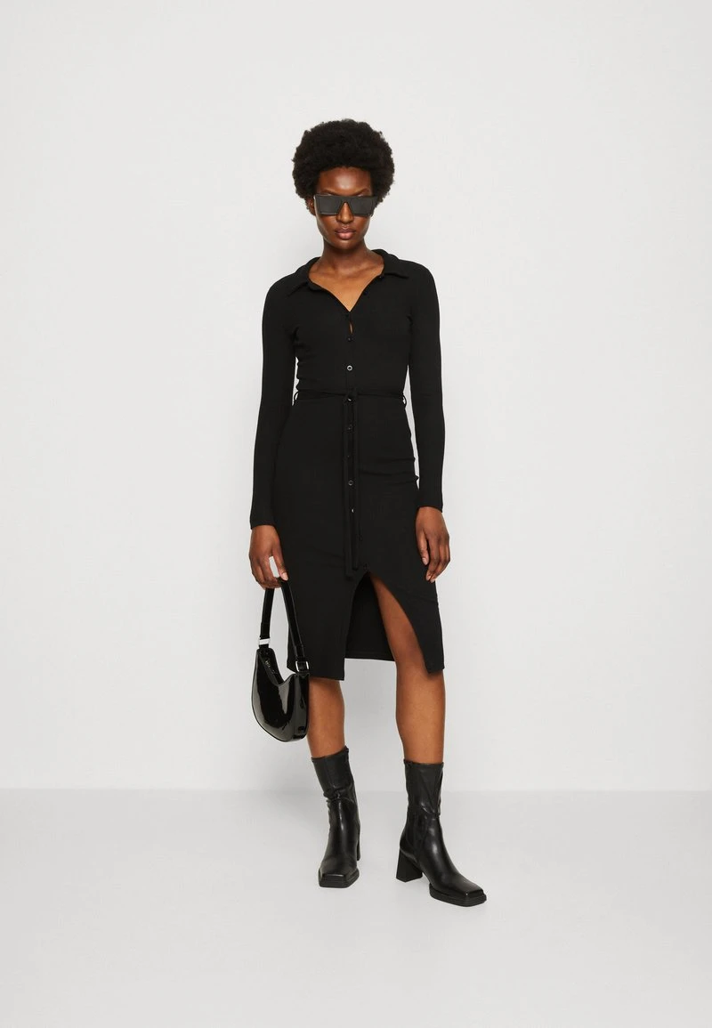 Anna Field Jerseykleid - Black 2 Anna Field Jerseykleid - Black – Bild 2