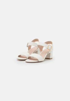 Anna Field LEATHER - Riemensandalette - White -Anna Field 3325a23de4b14a3faa506b203b4efc4b