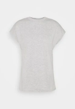 Anna Field T-Shirt Basic - Mottled Light Grey -Anna Field 5705be3bcbd747989ca6252ca10bde5d 1
