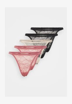 Anna Field 5 PACK - String - Black/nude/pink -Anna Field 5a382264ee554369832e13b8dbb4e290