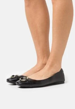 Anna Field LEATHER - Klassischer Ballerina - Black