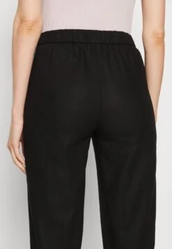 Anna Field LINEN MIX - Stoffhose - Black -Anna Field 634601ece1fe4e9d894223b98f86e8cd