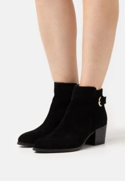 Anna Field LEATHER - Ankle Boot - Black