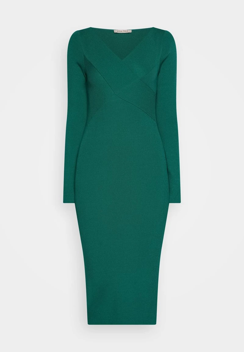 Anna Field V AUSSCHNITT BODYCON MIDI STRICKKLEID - Etuikleid - Green 5 Anna Field V AUSSCHNITT BODYCON MIDI STRICKKLEID - Etuikleid - Green – Bild 5