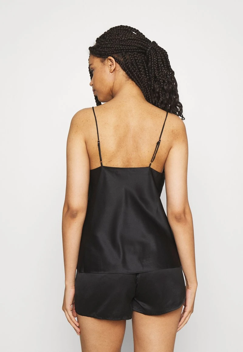 Anna Field SIMPLE SATIN SHORT SET - Nachtwäsche Set - Black 3 Anna Field SIMPLE SATIN SHORT SET - Nachtwäsche Set - Black – Bild 3