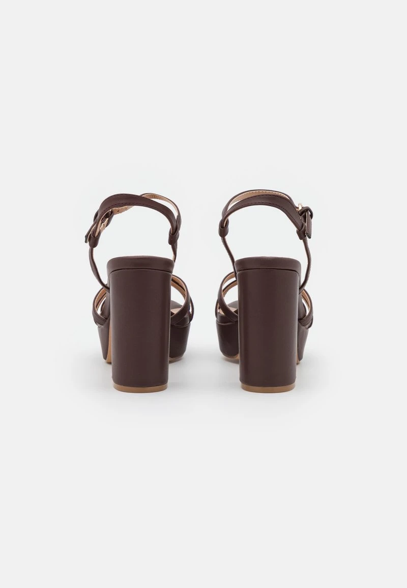 Anna Field Plateausandalette - Dark Brown 3 Anna Field Plateausandalette - Dark Brown – Bild 3