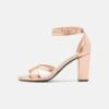 Anna Field LEATHER - Riemensandalette - Rose Gold Coloured
