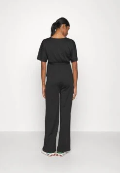 SHORT SLEEVE WRAP JUMPSUIT - Jumpsuit - Black -Anna Field 916c9e2f7b054f20aa7ff4ca0c540e4f