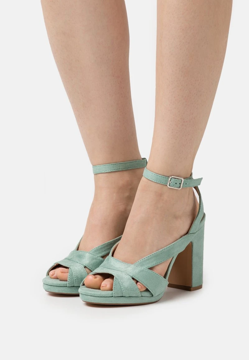Anna Field Plateausandalette - Mint 1 Anna Field Plateausandalette - Mint