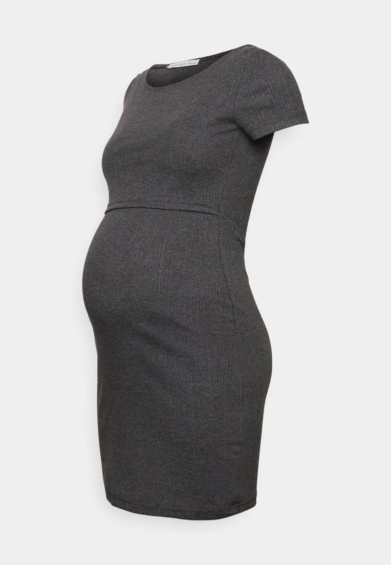 SHORT SLEEVES - Jerseykleid - Mottled Dark Grey 5 SHORT SLEEVES - Jerseykleid - Mottled Dark Grey – Bild 5