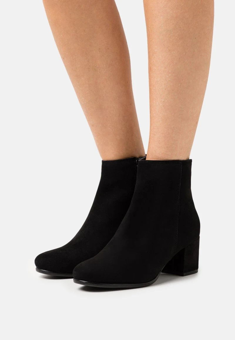 LEATHER - Stiefelette - Black 1 LEATHER - Stiefelette - Black