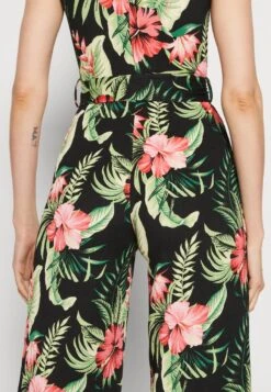 Anna Field Jumpsuit - Black/green -Anna Field ae8b55d19d05434391a8a296ab3da33e