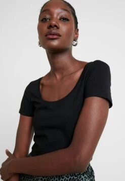 Anna Field 2 PACK - T-Shirt Basic - Black -Anna Field b7a0cf434b134981a98f4eb170547af8