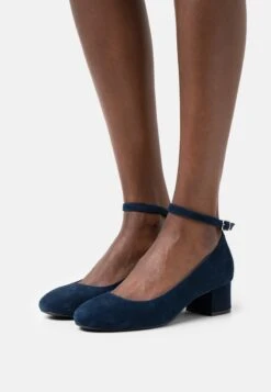 Anna Field LEATHER - Pumps - Dark Blue