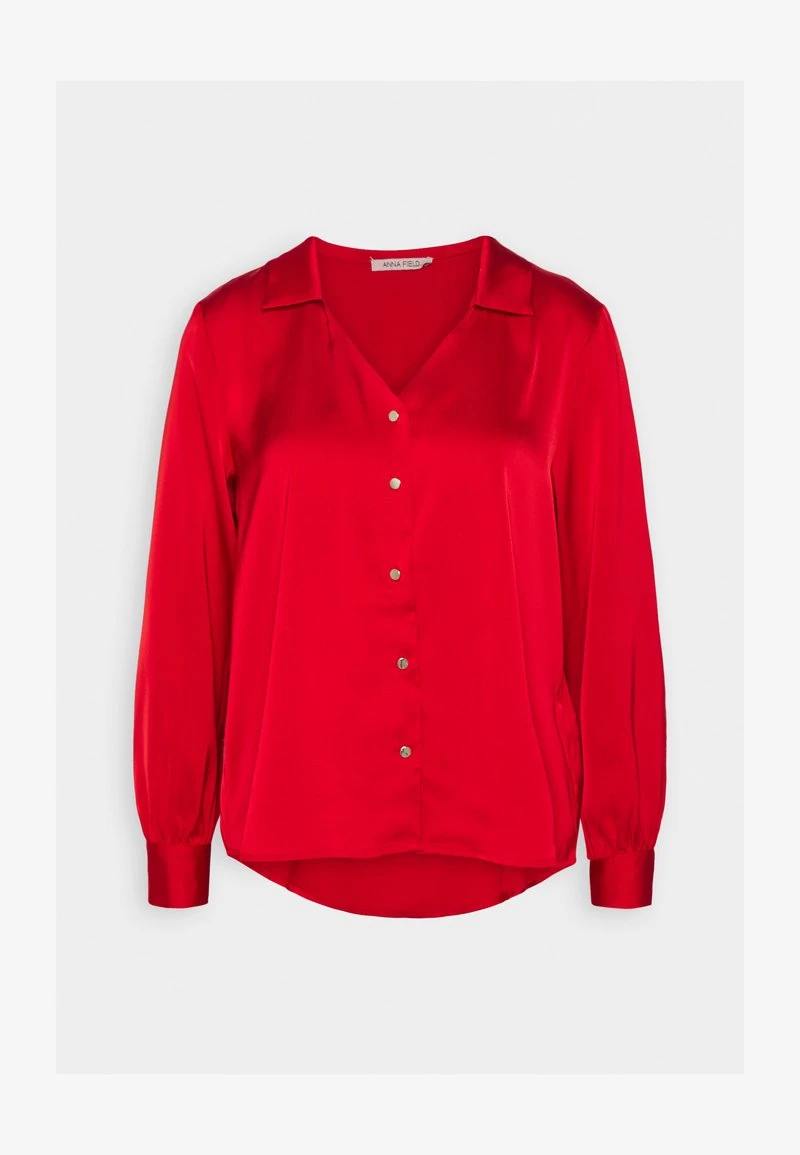 Anna Field Hemdbluse - Red 1 Anna Field Hemdbluse - Red