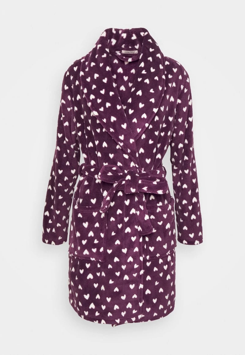 Anna Field Bademantel - Dark Red/beige 4 Anna Field Bademantel - Dark Red/beige – Bild 4