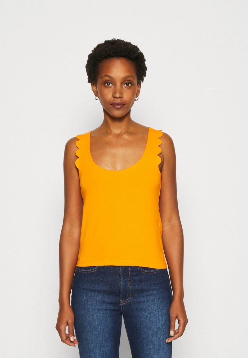 Anna Field Top - Orange 1 Anna Field Top - Orange