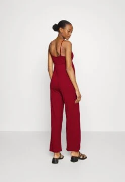 STRAPPY DRAPPY CINTERED - Jumpsuit - Dark Red -Anna Field d7cda58085144bcabd572b4af95a1e81