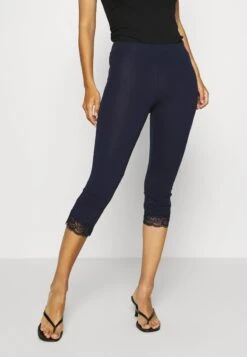 Anna Field 2 PACK - Leggings - Hosen - Dark Blue/black -Anna Field db1b0134bd87423780dea04488ec7493