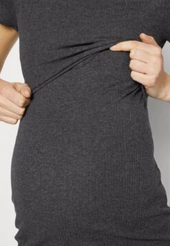 SHORT SLEEVES - Jerseykleid - Mottled Dark Grey 11 SHORT SLEEVES - Jerseykleid - Mottled Dark Grey -Anna Field e14d91824e05474587cb552a4f26da30