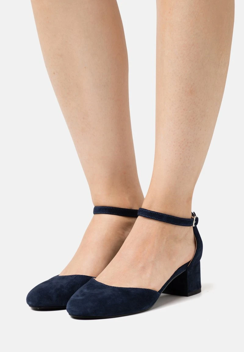 Anna Field LEATHER - Pumps - Dark Blue 1 Anna Field LEATHER - Pumps - Dark Blue