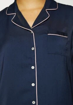 Anna Field AMANDA LONG SLEEVE SHORT SET - Nachtwäsche Set - Dark Blue 11 Anna Field AMANDA LONG SLEEVE SHORT SET - Nachtwäsche Set - Dark Blue -Anna Field e74b20758fa246e99a9c7a17dfb93a8f