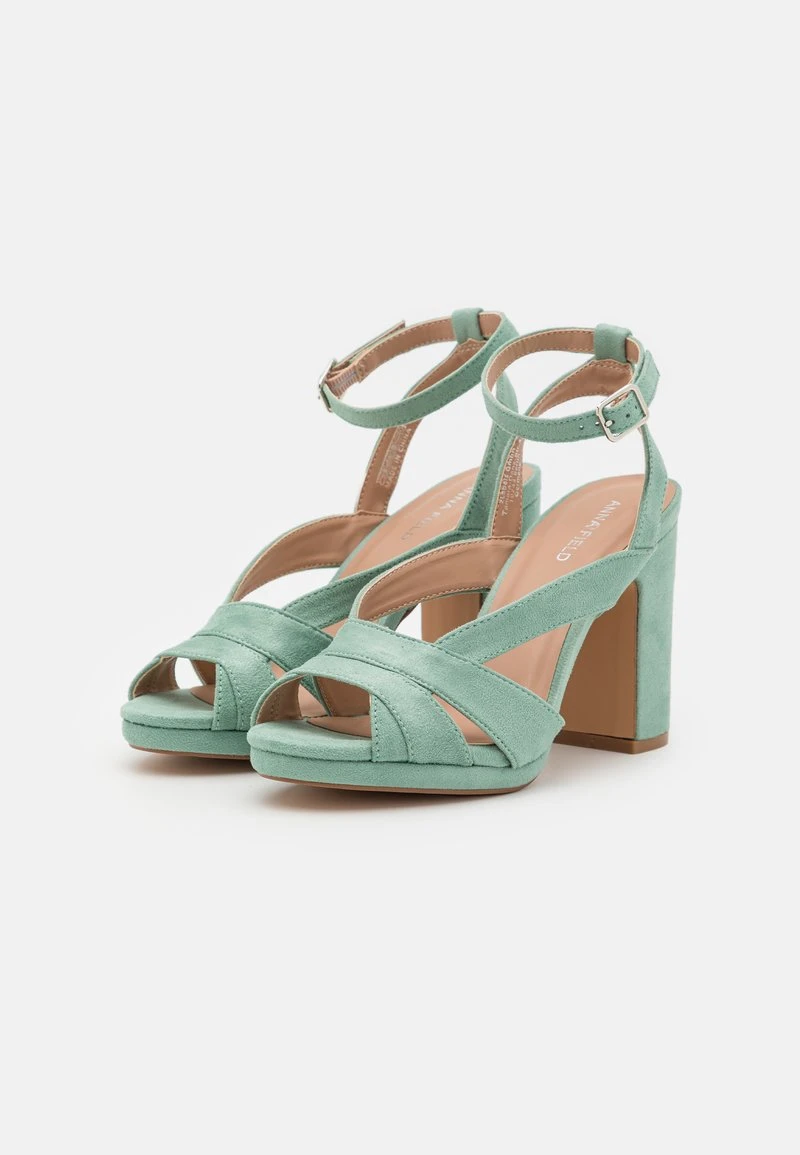 Anna Field Plateausandalette - Mint 3 Anna Field Plateausandalette - Mint – Bild 3